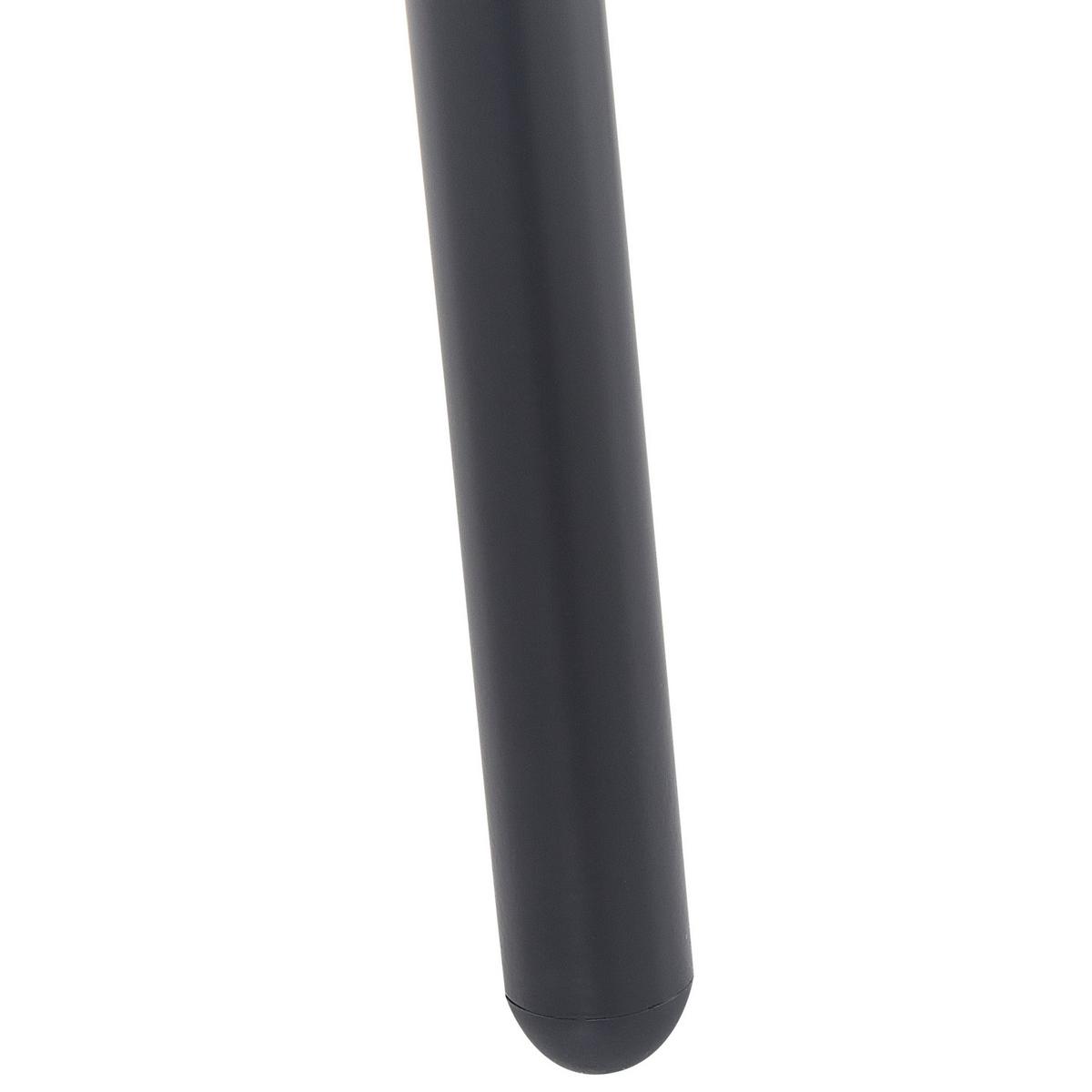 COUCHTISCH Marmor Optik weiß/schwarz oval 100/60 cm Biddle - Schwarz/Weiß, Holzwerkstoff (110/60/40cm) - Beliani