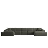 WOHNLANDSCHAFT Celes Premium Xl Bukla - Jadegrün, Holzwerkstoff/Textil (462/73/165cm) - Fun Möbel