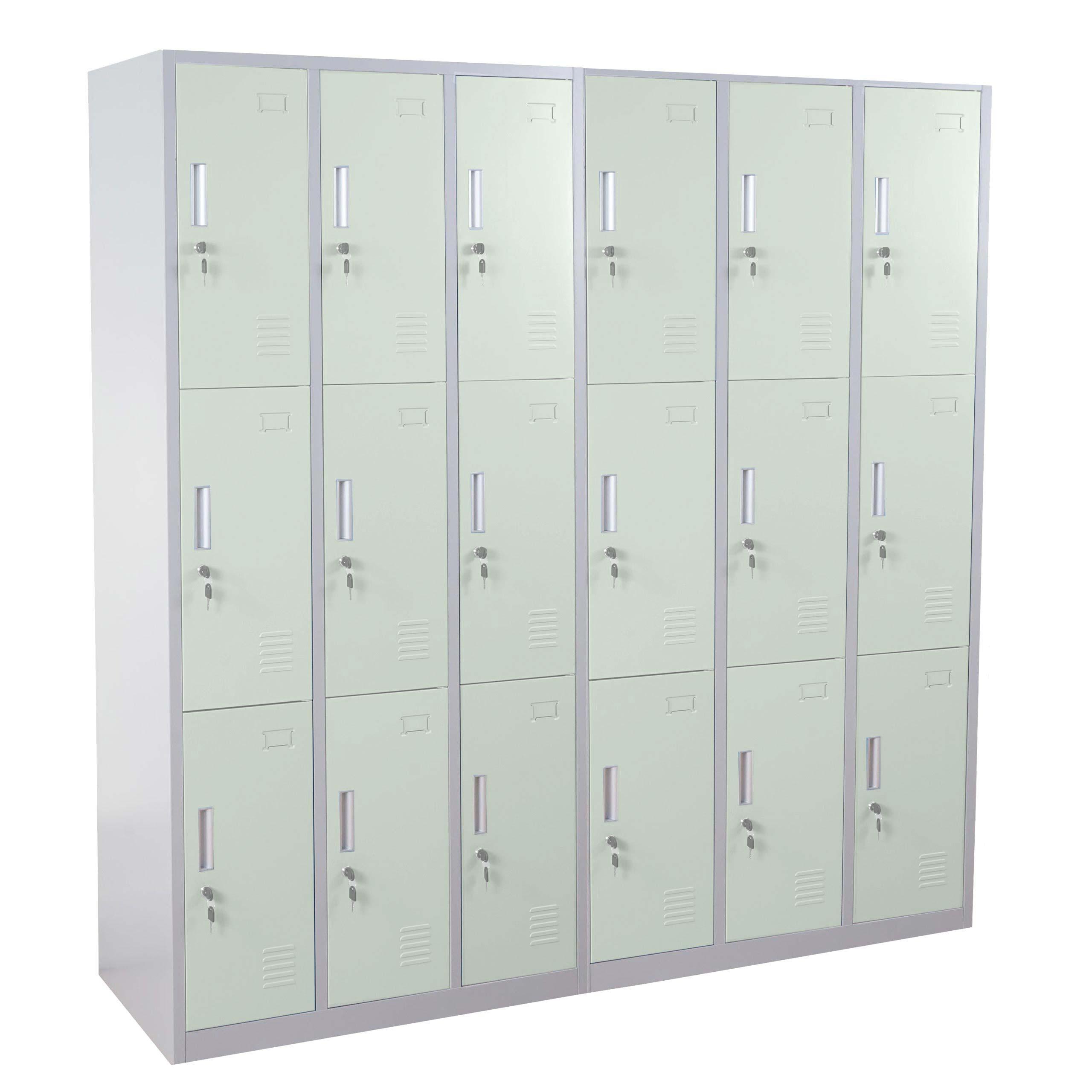 SCHLIESSFACH Green - Grün, Metall (180/180/50cm) - MCW