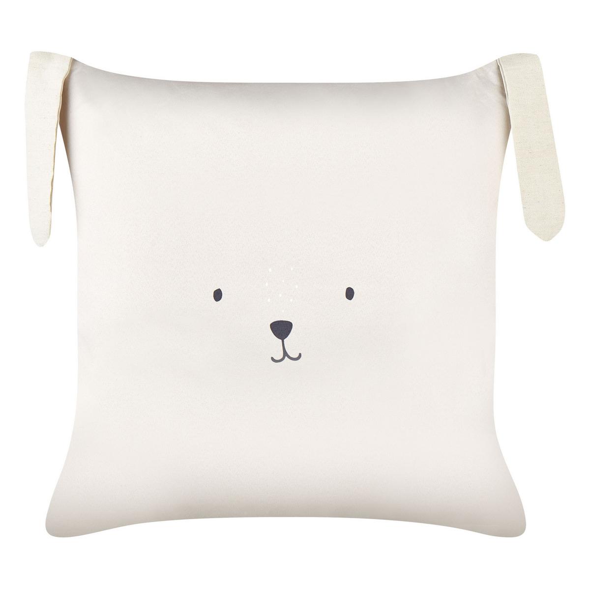DEKOKISSEN 2er-Set Beige 45/45 cm Coney - Beige, Textil (45/45cm) - Beliani