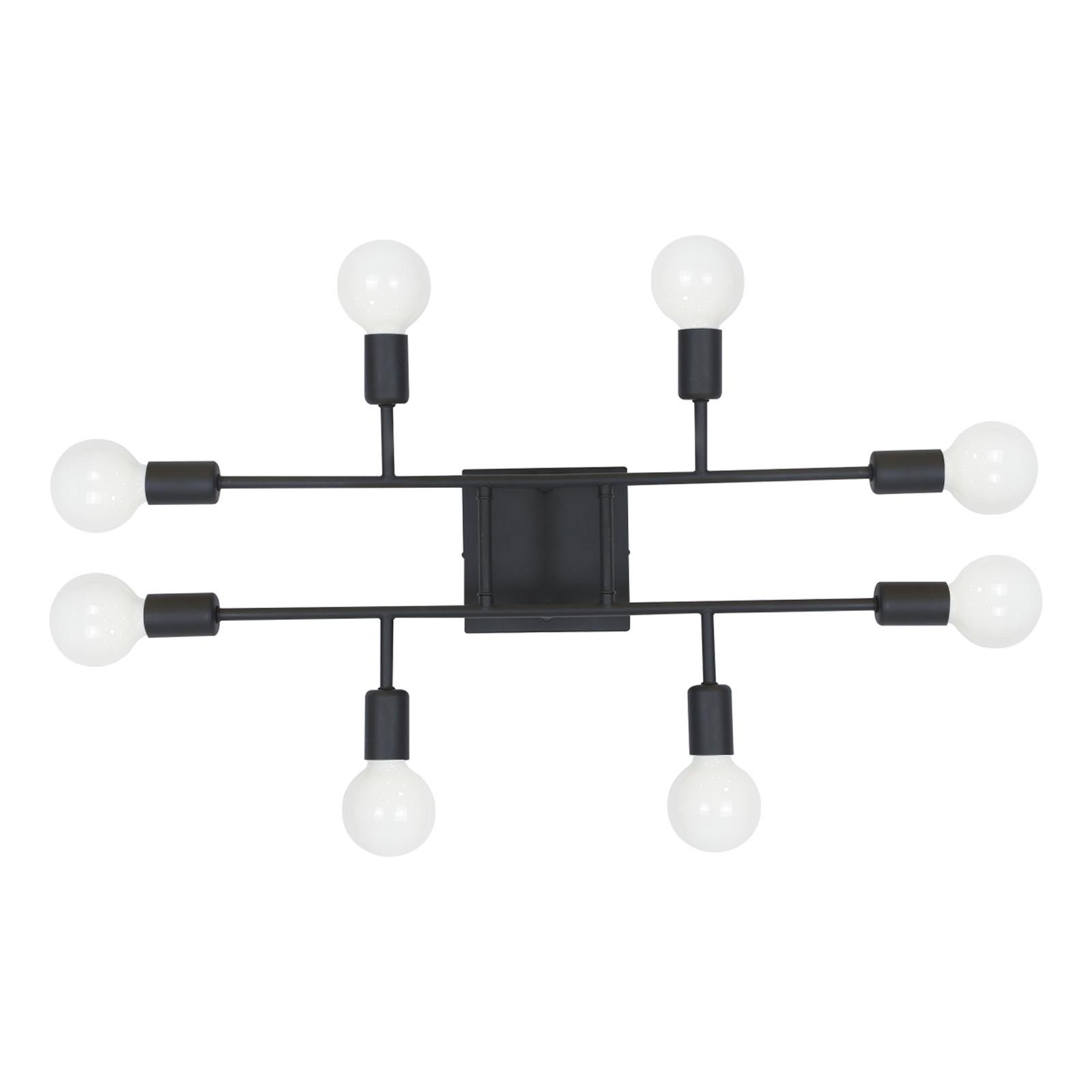 DECKENLEUCHTE Klytht 67/36/13 cm - Schwarz, Metall (67/36/13cm) - ZMH