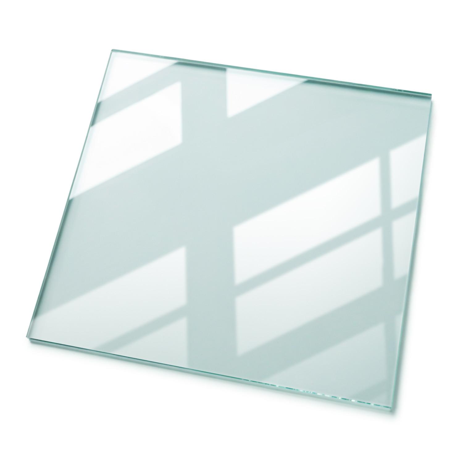 TISCHPLATTE 50 x 50 cm Transparente Glasplatte - Transparent, Glas (50/50/0.4cm) - TULUP