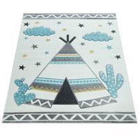 KINDERTEPPICH, mit Tipi‑Muster, Creme, 160 x 230 cm - Beige, Textil (160/230cm) - KADIMA DESIGN