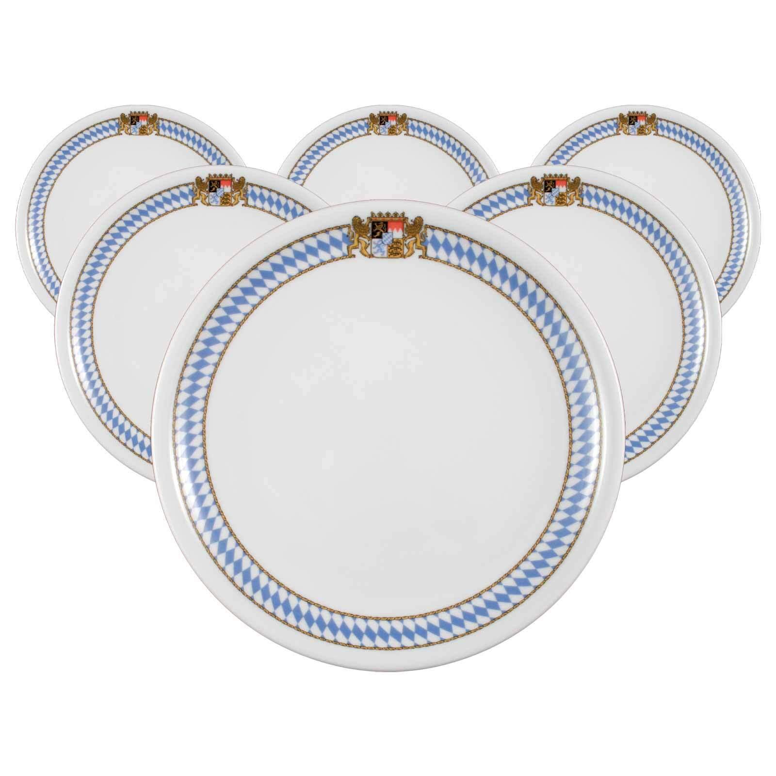 SPEISETELLER Compact Bayern bunt ø 25,4 cm 6er Set - Multicolor, Keramik (25.4cm) - Seltmann Weiden
