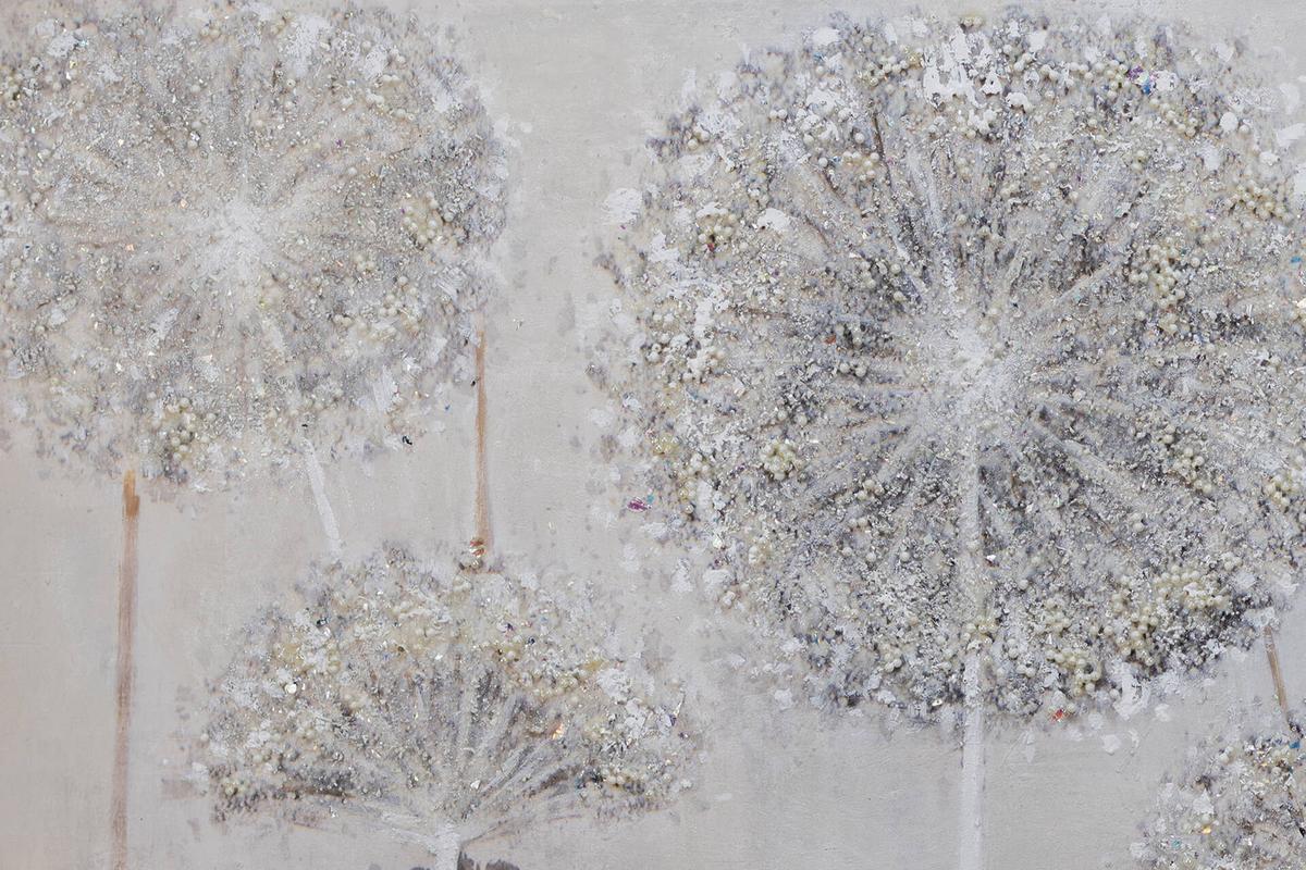 ACRYLBILD HANDGEMALT 120/60 cm - Taupe, Holz/Textil (120/60cm) - KUNSTLOFT
