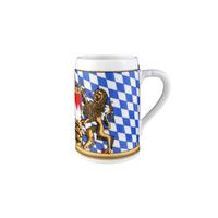 BIERKRUG OHNE DECKEL Compact Bayern bunt 0,75 l - Multicolor, Keramik (0.75L) - Seltmann Weiden