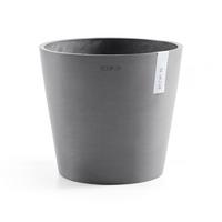 BLUMENTOPF Amsterdam 30/25,4 cm Grau - Grau, Kunststoff (30/25.4cm) - Ecopots