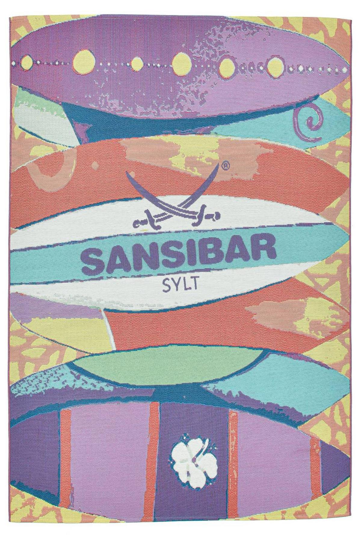 OUTDOORTEPPICH Rantum Beach 160x230 cm - Multicolor, Textil (160/230cm) - Sansibar SYLT