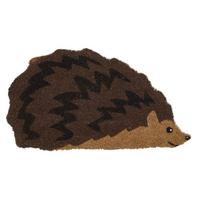 KOKOS-FUSSMATTE Igel 41/75 cm - Braun, Naturmaterialien (41/75cm) - Homescapes