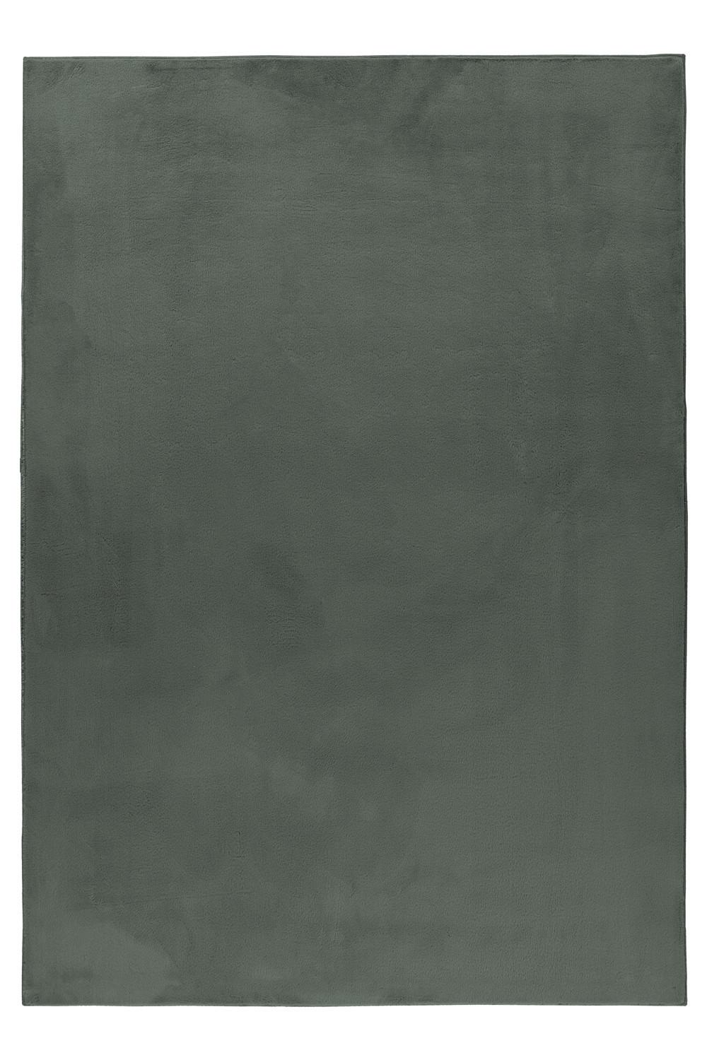 TEPPICH Kurzflor Waschbar NECKAR in Grün, einfarbig, 80 x 250 cm - Grün, Textil (250/80cm) - KADIMA DESIGN