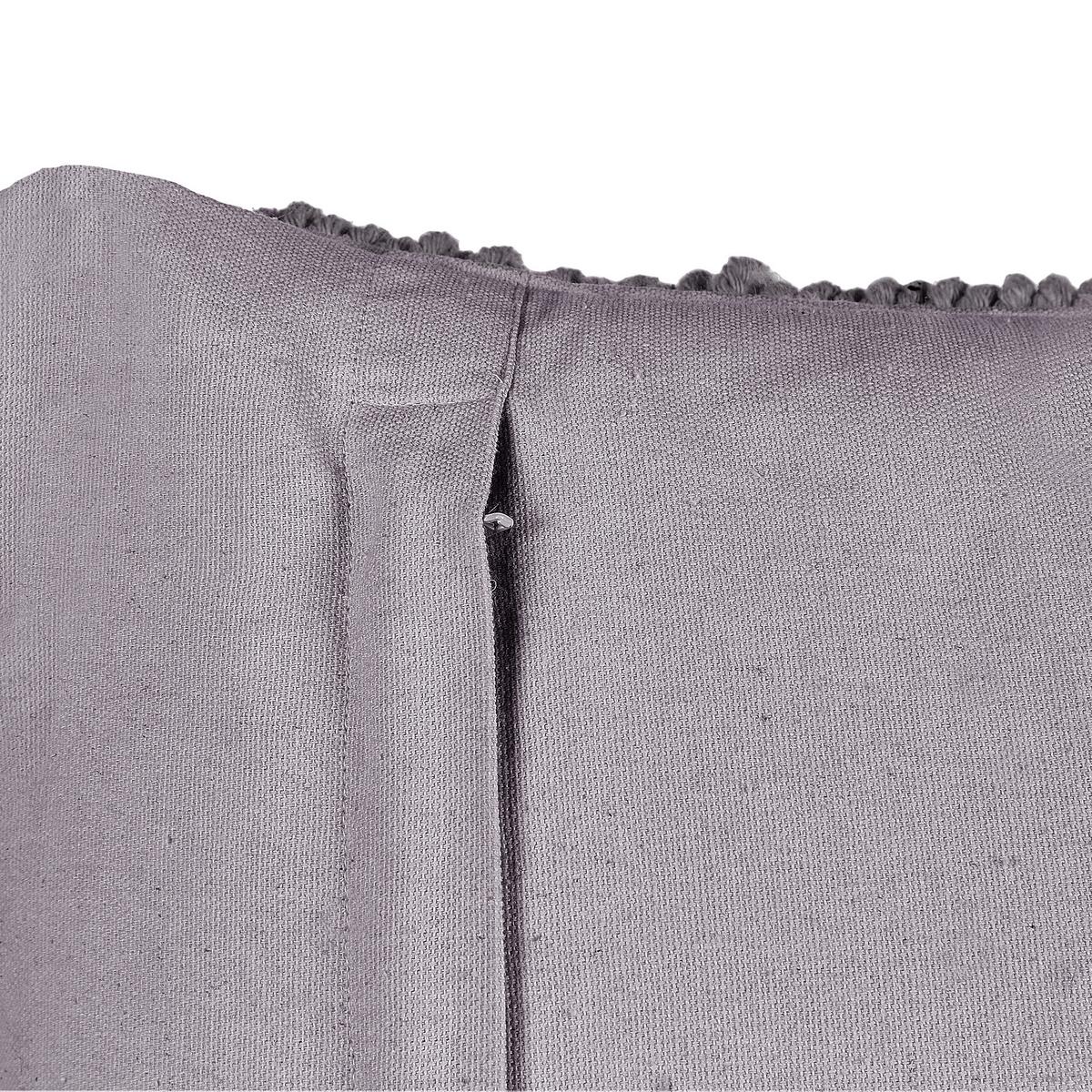 DEKOKISSEN 2er-Set Grau 45/45 cm Besham - Grau, Textil (45/45cm) - Beliani