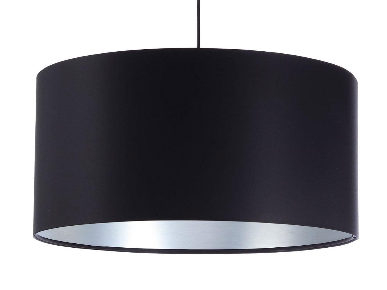 HÄNGELEUCHTE Schwarz 60/30 cm - Silberfarben/Schwarz, Kunststoff (60/1.1/30cm) - ONZENO
