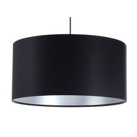 HÄNGELEUCHTE Schwarz 60/30 cm - Silberfarben/Schwarz, Kunststoff (60/1.1/30cm) - ONZENO