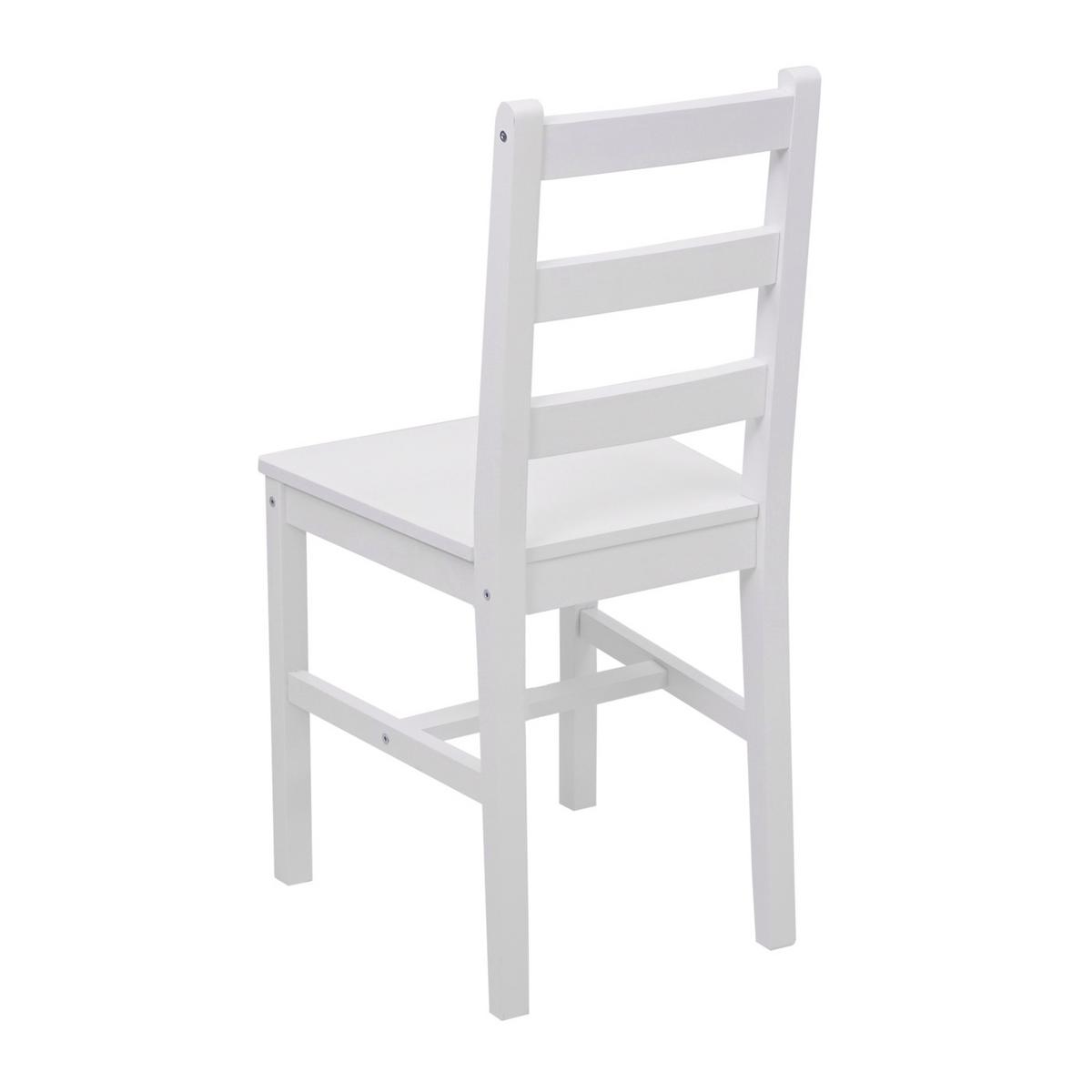 ESSZIMMER-SET Weiß - Weiß, Holz (108/86/64cm) - MCW