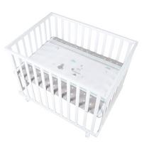 LAUFGITTER 100x75 Indibär - Weiß, Holzwerkstoff (72.5/72/98cm) - Roba