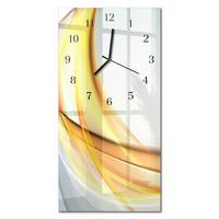 WANDUHR aus Glas 30x60 cm - Abstraktion - Multicolor, Glas (30/60/0.4cm) - TULUP