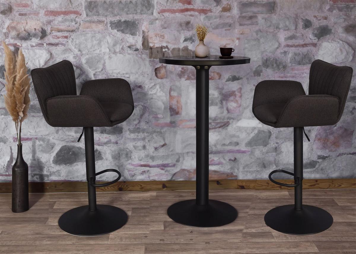 BARHOCKER Hellgrau - Hellgrau, Textil (50/110/45cm) - MCW