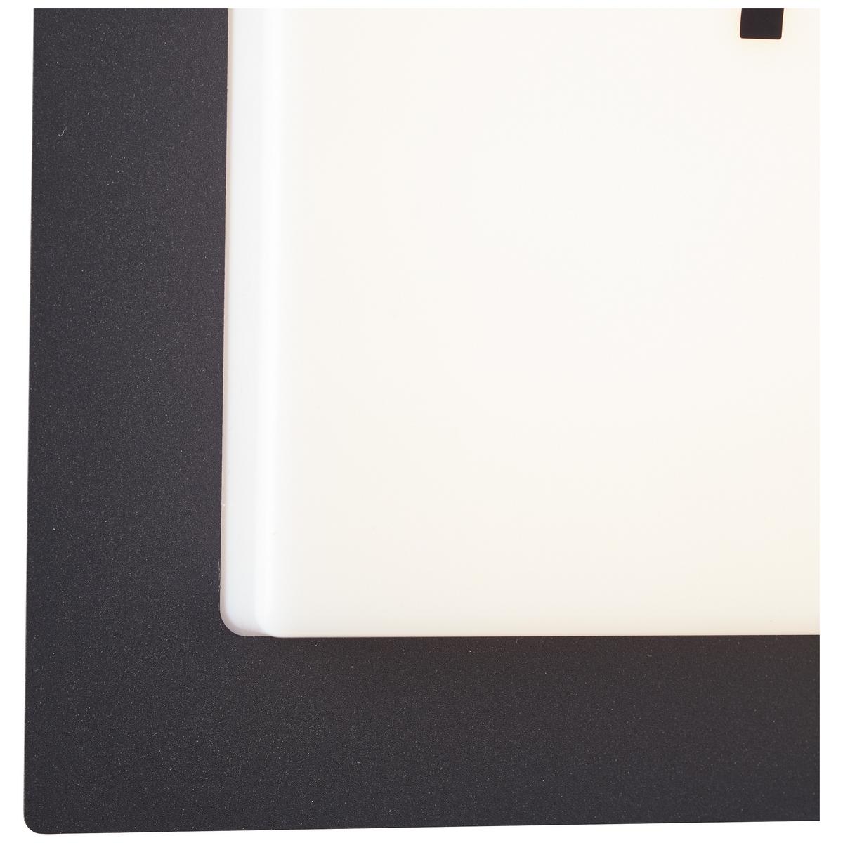 AUSSENWANDLEUCHTE Sten G96503/75 - Schwarz, Metall (30/30/5.8cm) - Brilliant
