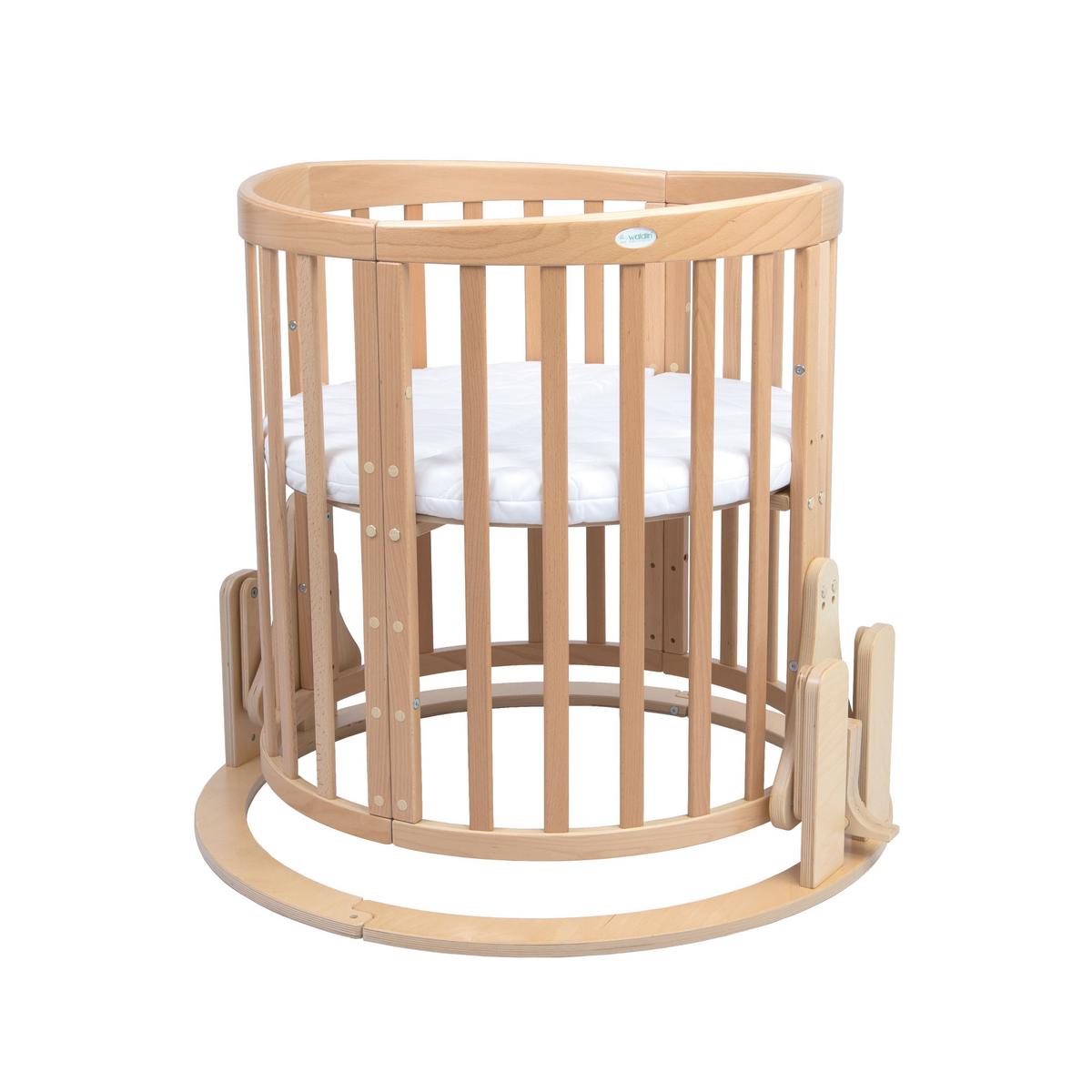 SCHAUKEL für Babybett 7in1, KEIN BETT - Naturfarben, Holz - waldin