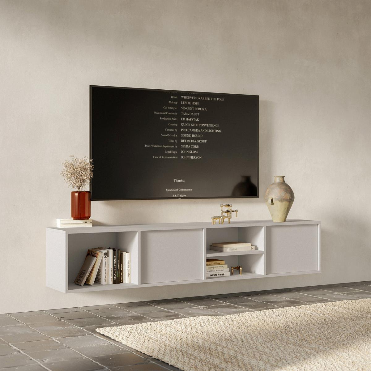TV-HÄNGEBOARD Sanva KASCHMIR 200 CM - Kaschmir, Holzwerkstoff (200/40/35cm) - Selsey