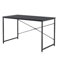 SCHREIBTISCH Røros - Schwarz, Holzwerkstoff/Metall (60/120/72cm) - [en.casa]