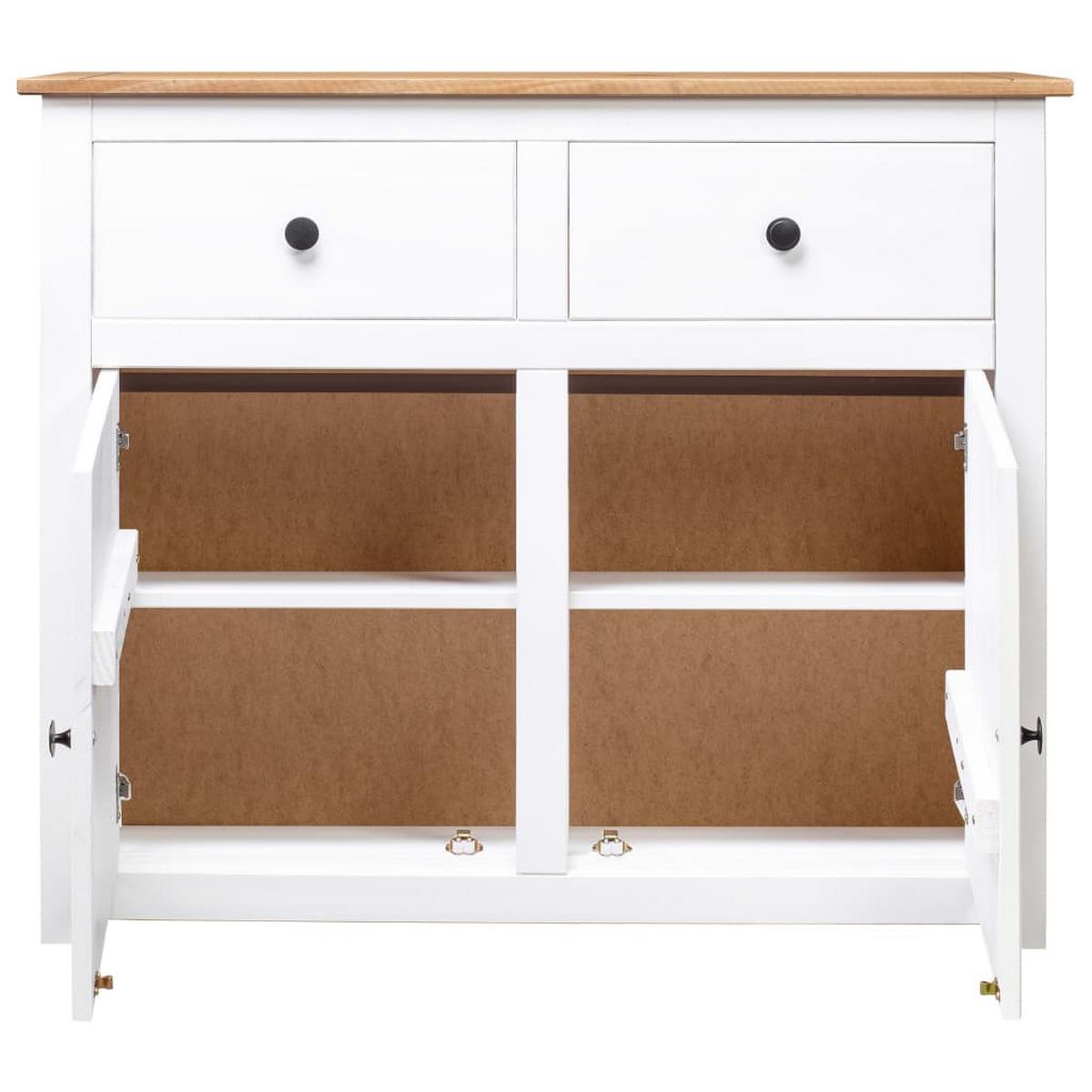 KOMMODE Torrez 80/40/93 cm - Weiß, Holzwerkstoff (80/93/40cm) - Nettlife