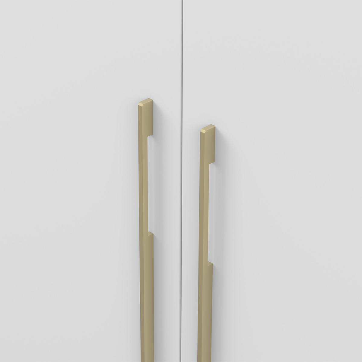 DREHTÜRENSCHRANK ROSA 3D 150/210/55, 3-türig, weiß - Goldfarben/Weiß, Holzwerkstoff (150/210/55cm) - imoebel24