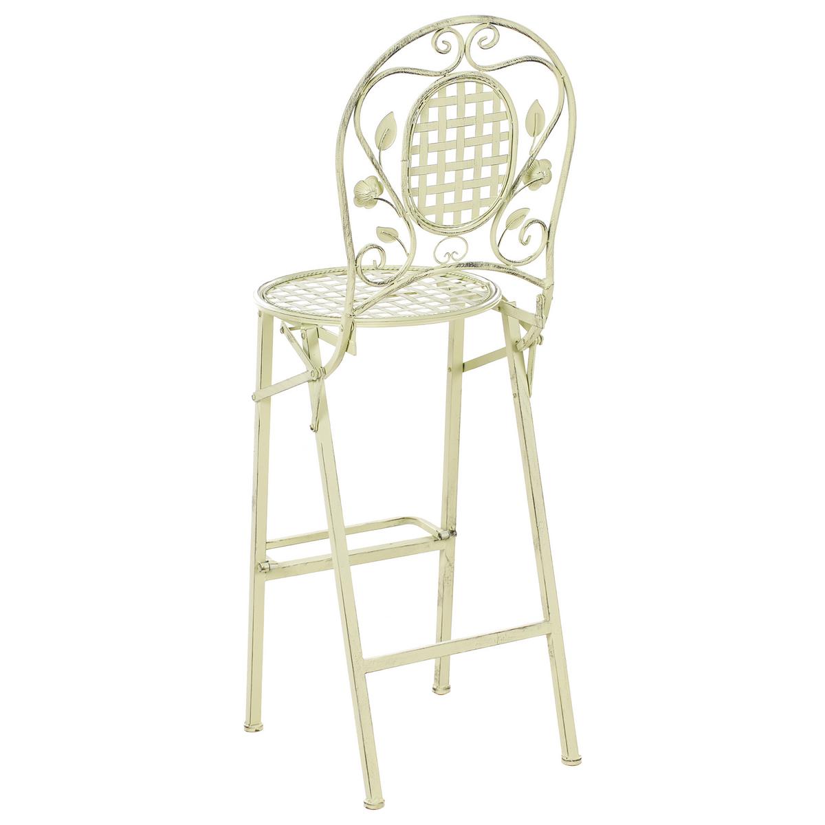 GARTENSTUHL 2er-Set Hellgrün Bivio - Hellgrün, Metall (42/121/45cm) - Beliani