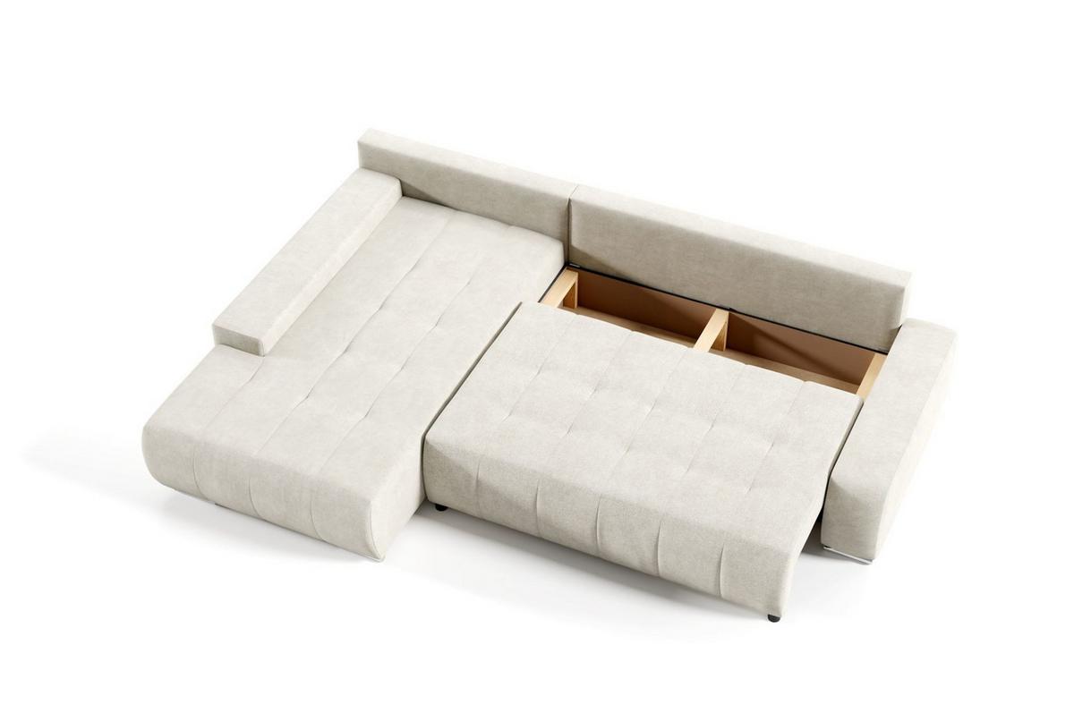 ECKSOFA Vogar In Aston - Rosa, Holzwerkstoff/Textil (265/185cm) - Fun Möbel