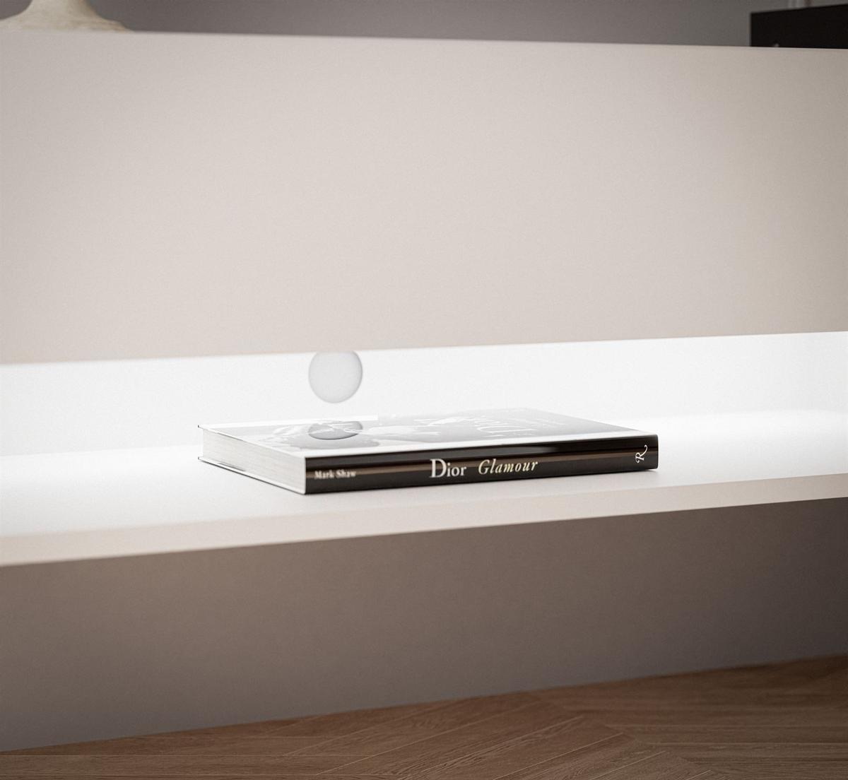 HÄNGESCHRANK TV-Möbel CALANTE 180 cm mit LED-Beleuchtung - Beige, Holzwerkstoff (180/30/35cm) - Lookway