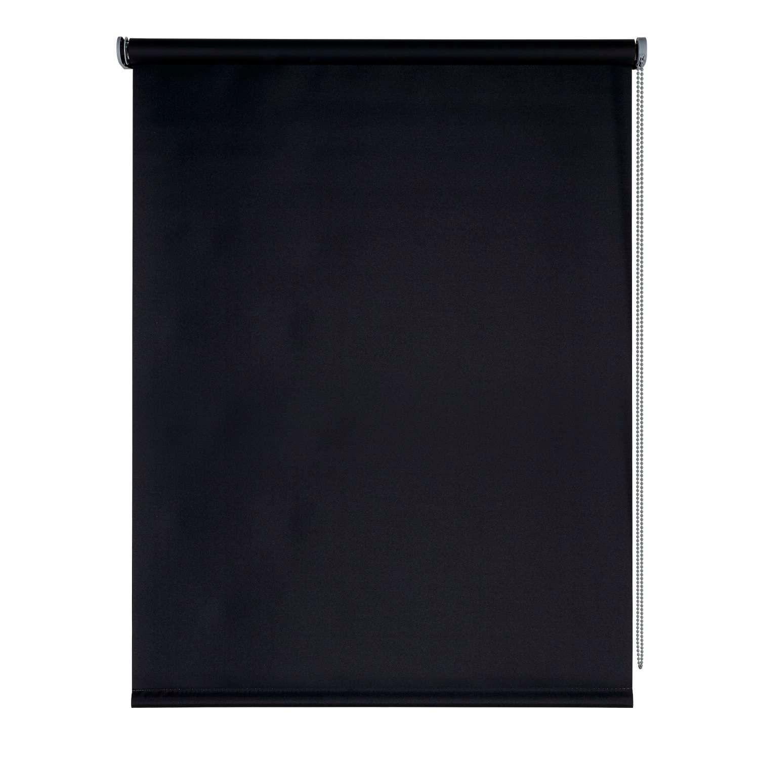 VERDUNKELUNGSROLLO Schwarz 100x250 cm - Schwarz, Kunststoff (100/250cm) - STORESDECO