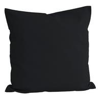 KISSENBEZUG Basic 100% Baumwolle schwarz 40/40 cm - Schwarz, Textil (40/40cm) - beties Heimtextil