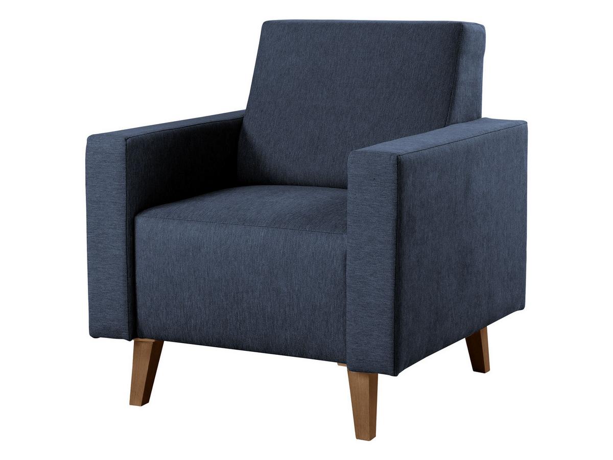 SESSEL Oviedo - Blau, Holz/Kunststoff (75/80/75cm) - MIRJAN24