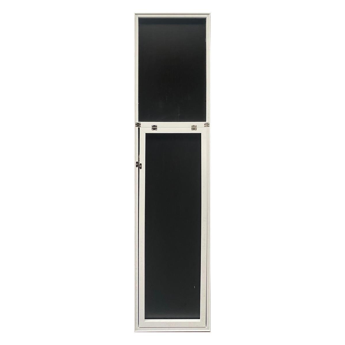 STANDSPIEGEL Barletta - Weiß, Glas/Kunststoff (35/150.6/150cm) - [en.casa]