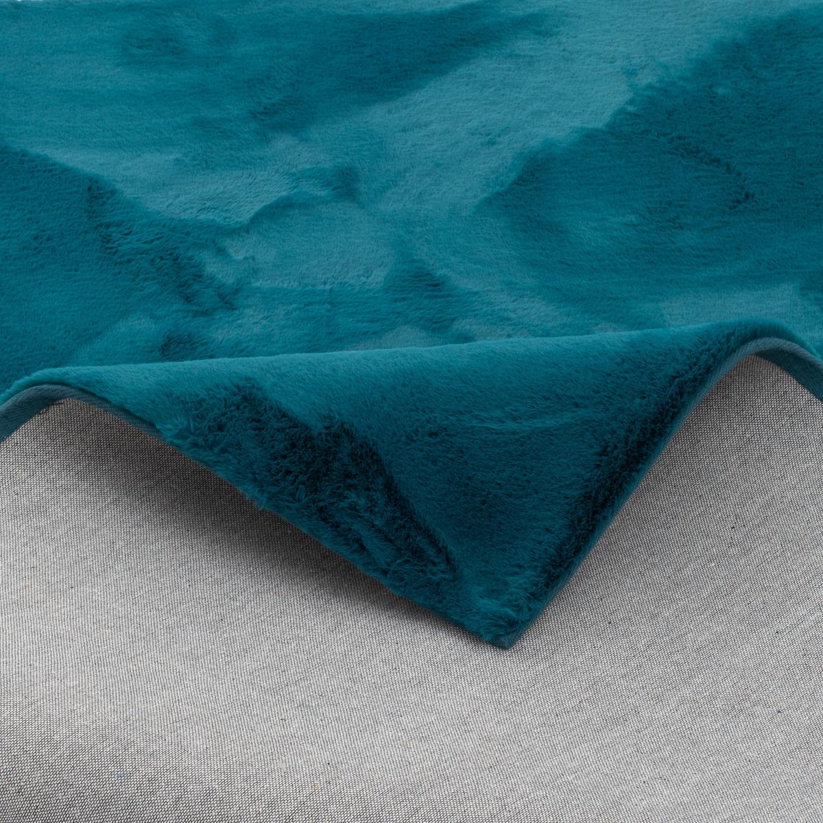 FELLTEPPICH LUXUS SUPER SOFT PLUSH - Petrol, Textil (140/180cm) - Pergamon