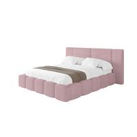 POLSTERBETT mit Bettkasten und Lattenrost, Boxbett ohne Matratze - NILO 120x200 Rosa - Rosa, Holzwerkstoff/Textil (120/200cm) - ALTDECOR