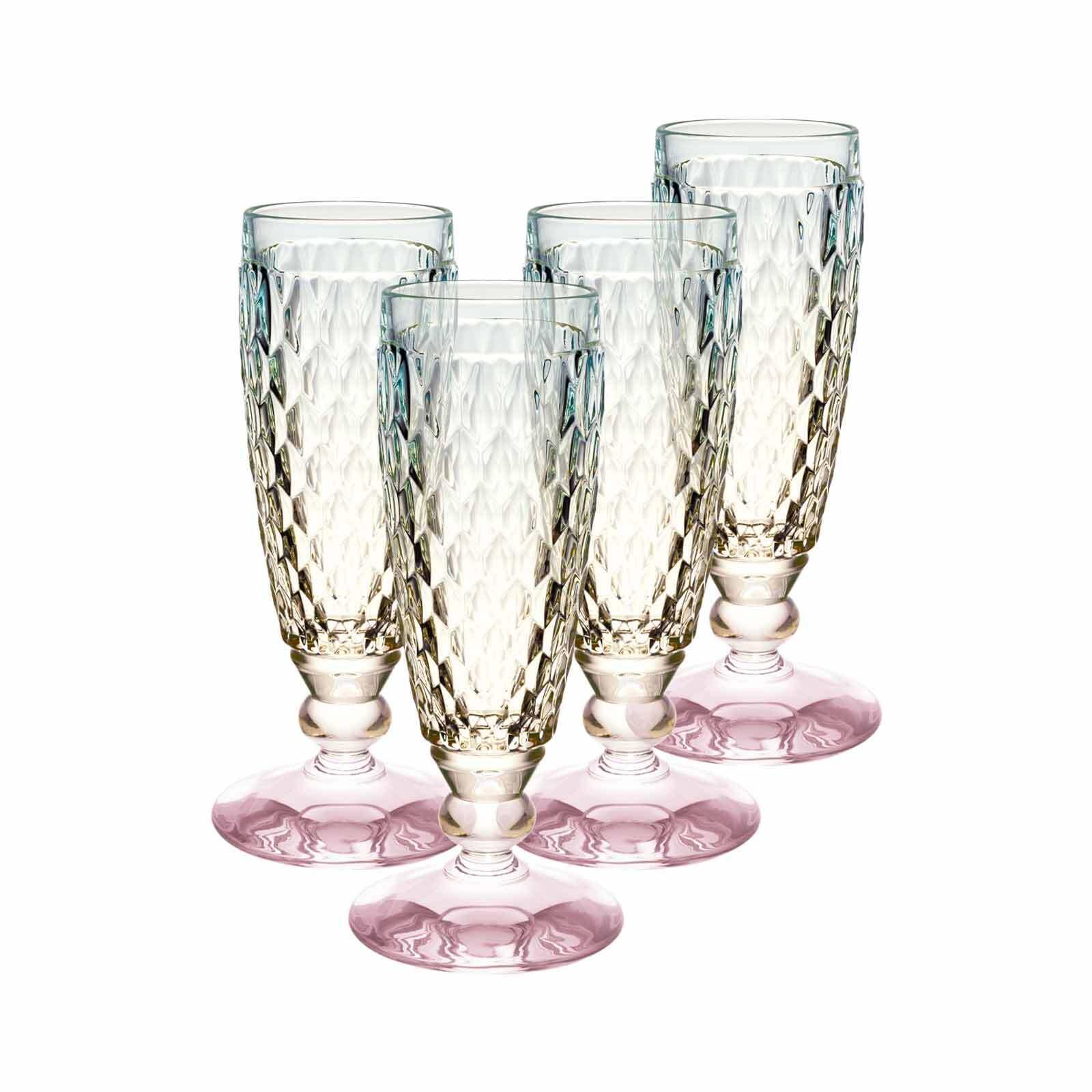 SEKTGLÄSER Boston Pearl bunt 120 ml 4er Set - Multicolor, Glas (0.12L) - Villeroy & Boch