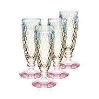 SEKTGLÄSER Boston Pearl bunt 120 ml 4er Set - Multicolor, Glas (0.12L) - Villeroy & Boch