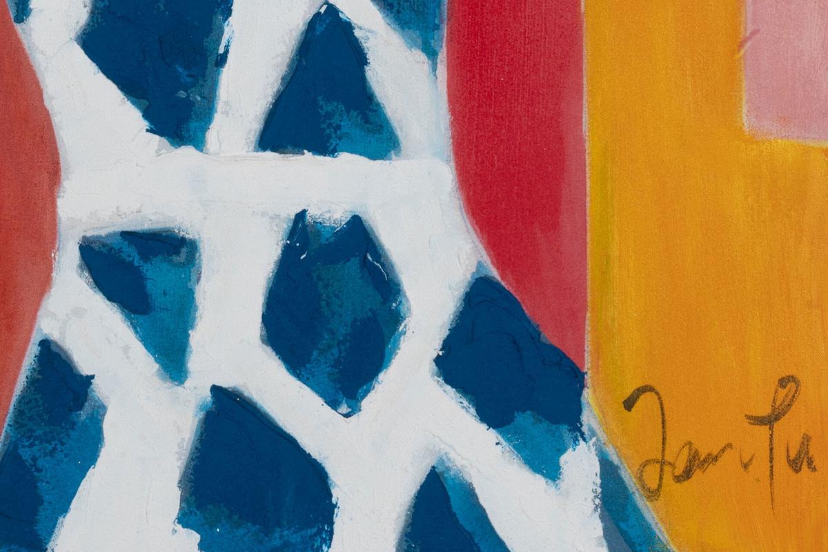 ACRYLBILD HANDGEMALT 60/90 cm - Multicolor, Holz/Textil (60/90cm) - KUNSTLOFT