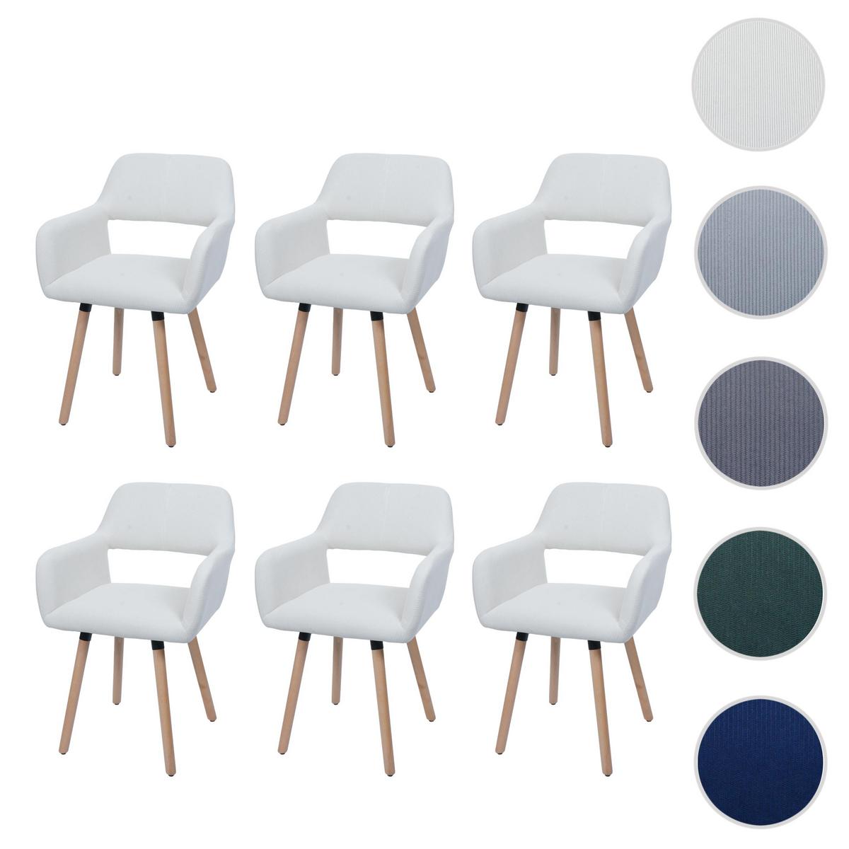 ESSZIMMERSTUHL Cremeweiß - Creme/Weiß, Textil (56/80/53cm) - MCW