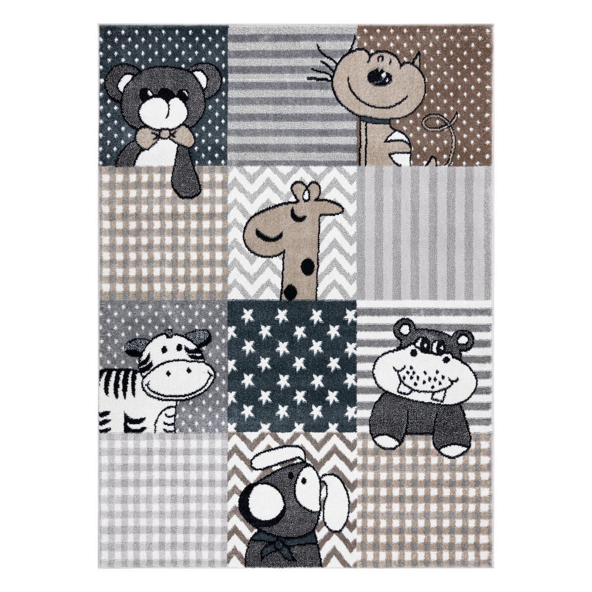 TEPPICH Fun 140/190 cm - Grau, Textil (140/190cm) - rugsX