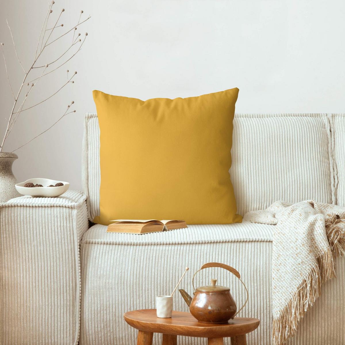 KISSENBEZUG Mighty Mango 40/40 cm - Gelb, Textil (40/40cm) - Bilderwelten