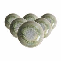 SUPPENTELLER Cecina Jade ø 21 cm 6er Set - Beige/Grün, Keramik (21cm) - Ritzenhoff Breker