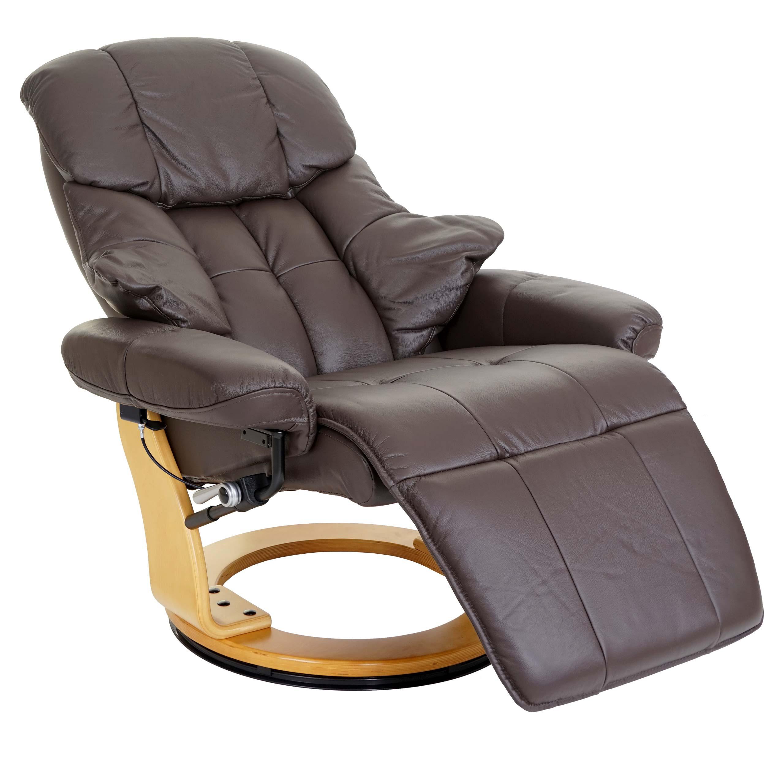 RELAXSESSEL 2 Braun - Braun, Leder (90/105/82cm) - MCA
