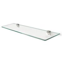 GLASABLAGE 50x13 cm Glas Weiß - Transparent, Glas (50/0.6/13cm) - TULUP