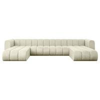 WOHNLANDSCHAFT modulares Sofa Joren-U2 - 410x177x70 cm Beige - Beige, Holzwerkstoff/Textil (410/70/177cm) - ALTDECOR