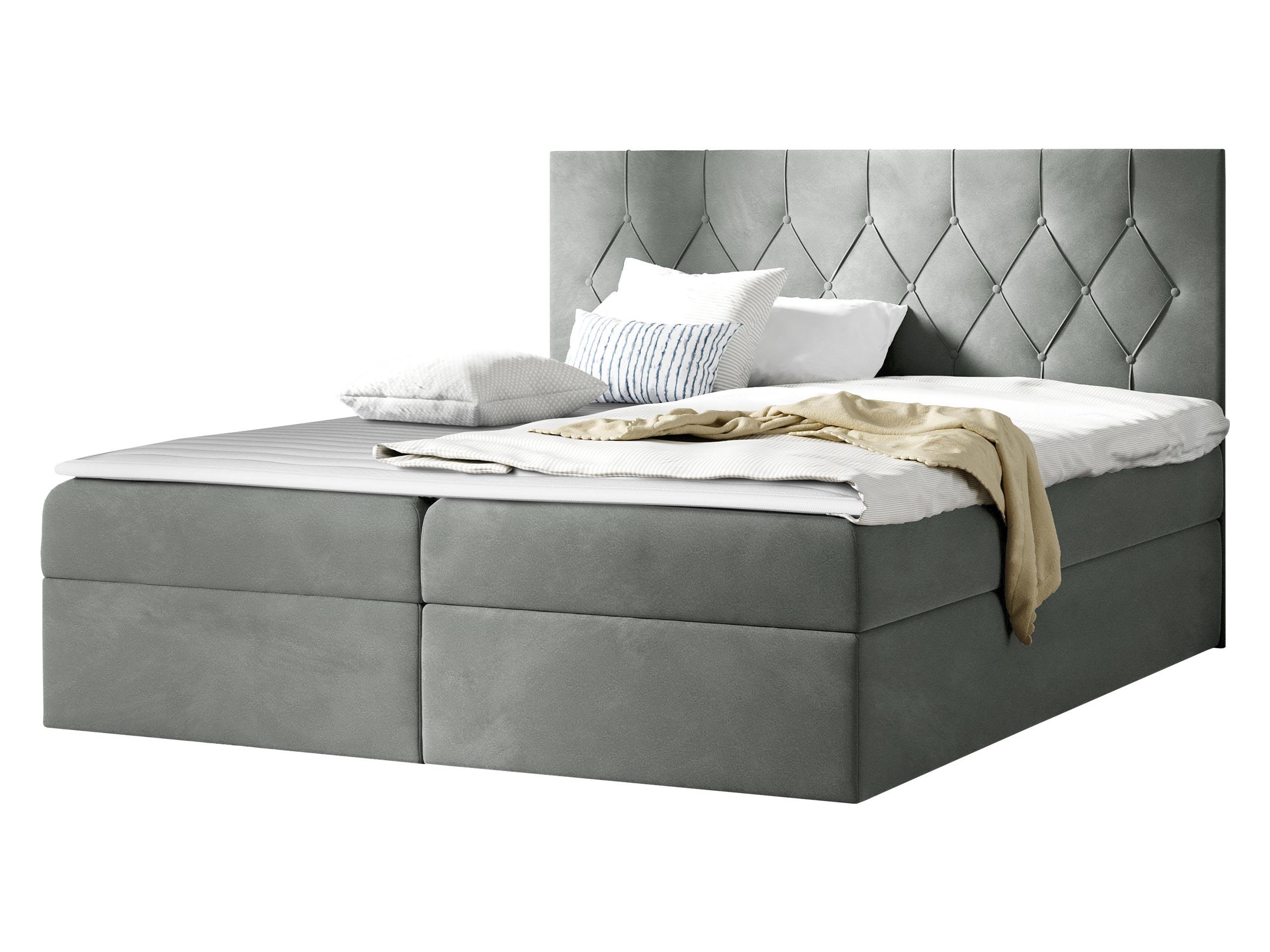BOXBETT Sky - H3 - Grau, Holz (160/200cm) - MIRJAN24