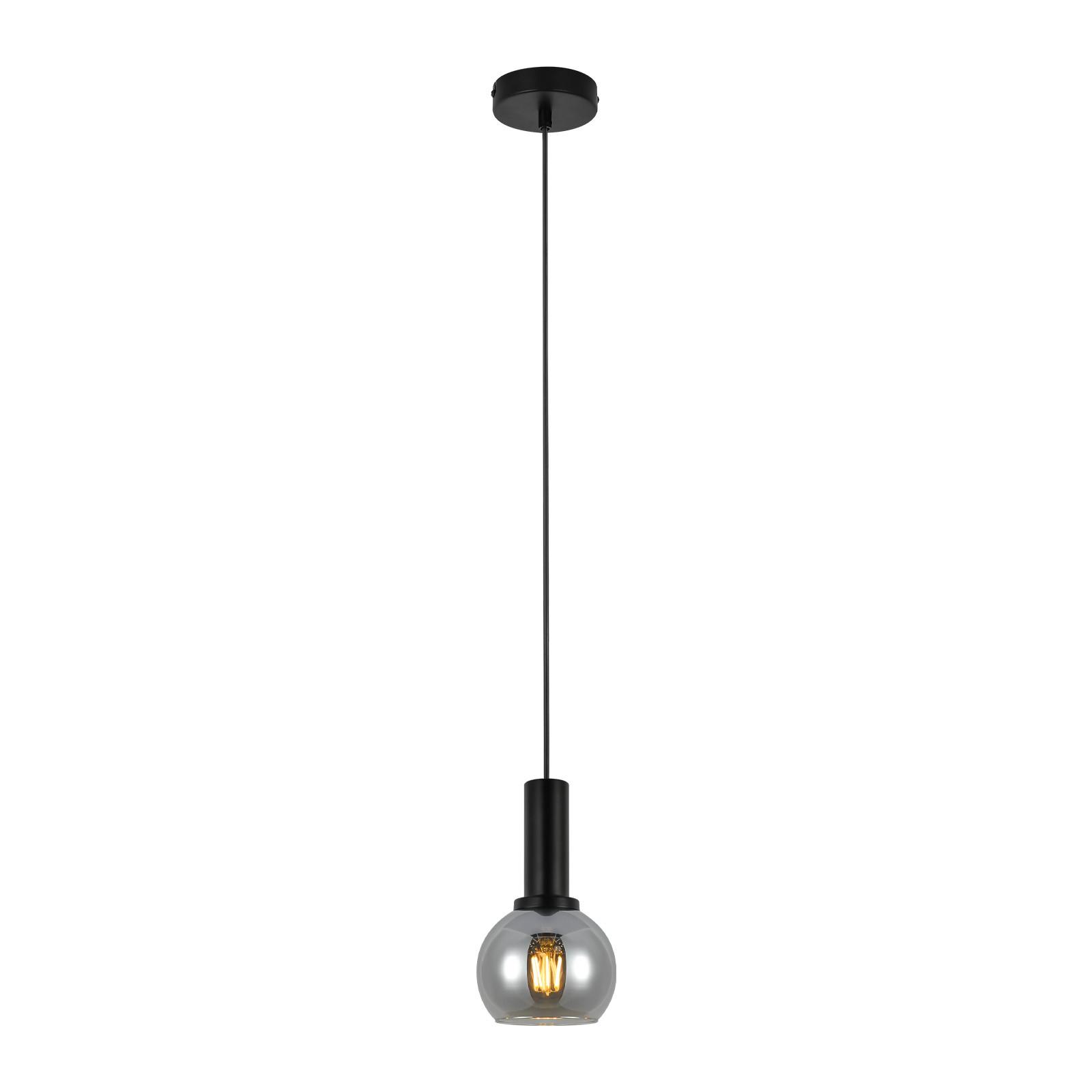 HÄNGELEUCHTE Torvq 10/13/145 cm - Schwarz, Glas/Metall (10/13/145cm) - ZMH