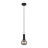 HÄNGELEUCHTE Torvq 10/13/145 cm - Schwarz, Glas/Metall (10/13/145cm) - ZMH