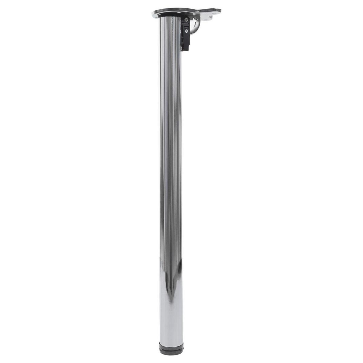 TISCHBEIN rund Silber 2er-Set - Silberfarben, Metall (5/72/14cm) - MCW